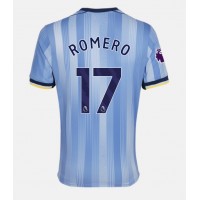 Camiseta Tottenham Hotspur Cristian Romero #17 Segunda Equipación Replica 2024-25 mangas cortas